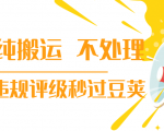 抖音纯搬运 不处理 小技巧,30秒发一个作品,避免违规评级秒过豆荚-知乎者也