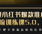 小红书爆款推广引流训练课5.0,手把手带你玩转小红书(17节实操视频+话术)-知乎者也