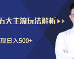 柚子咸鱼淘客五大主流玩法解析，掌握后既能引流又能轻松实现日入500+-知乎者也