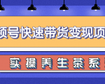 柚子视频号带货实操变现项目,零基础操作养身茶月入10000+-知乎者也