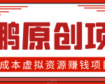 高鹏圈半自动化出单，月入2万零成本虚拟产品项目【附资料】-知乎者也