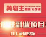 黄岛主实操性小红书副业项目,教你快速起号并出号,万粉单价1000左右-知乎者也