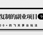 揭秘人人可复制的副业项目,能够实现日入10000+的撸飞天茅台玩法-知乎者也