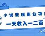 小说变现副业项目：老项目新玩法，视频被动引流躺赚模式，一天收入一二百-知乎者也