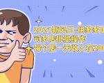 2021新风口-拼多多虚拟店:可多店批量操作,每个店一天收入在200-1000-知乎者也