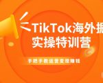 TikTok海外掘金实操特训营:手把手教运营变现赚钱-知乎者也