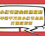 小红书掘金实操攻略,年销千万的小红书品牌打爆款指南-知乎者也