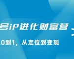 视频号iP进化财富营,从0到1,从定位到变现赚钱(价值1577元)-知乎者也