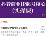 抖音商业IP起号核心实操课，带你玩转算法，流量，内容，架构，变现-知乎者也