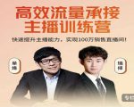 高效流量承接主播训练营：快速提升主播能力,实现100万销售直播间-知乎者也