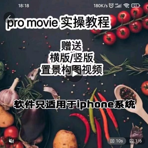漆十二美食摄影,25节promovie实操高手课节-知乎者也