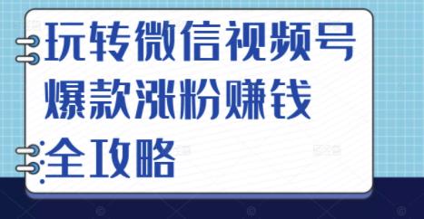 玩转微信视频号爆款涨粉赚钱全攻略,让你快速抓住流量风口,收获红利财富-知乎者也