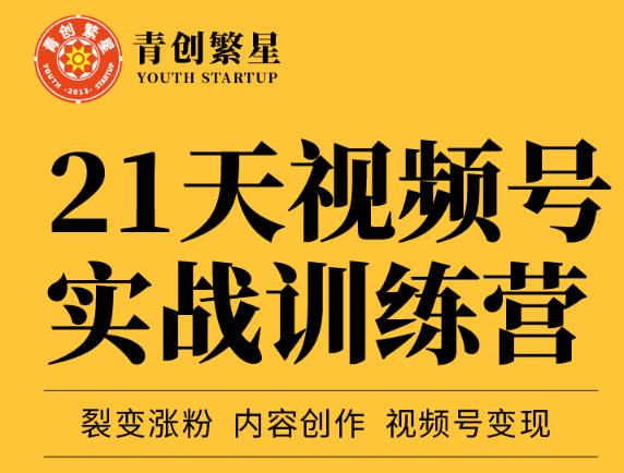 张萌21天视频号实战训练营,裂变涨粉、内容创作、视频号变现 价值298元-知乎者也