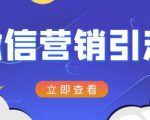 微信营销策划引流系列课程,每天引流100精准粉-知乎者也