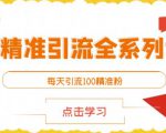 闲鱼精准引流全系列课程,每天引流100精准粉【视频课程】-知乎者也