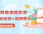 无界营销思维转型课：1000个品牌实操经验，助你销量倍增（20节视频）-知乎者也
