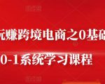 朱哥·玩赚跨境电商之0基础课程,0-1系统学习课程-知乎者也