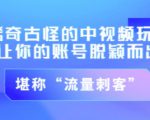 不讲李·稀奇古怪的冷门中视频冷门玩法,让你的账号脱颖而出,成为流量刺客!(图文+视频)-知乎者也