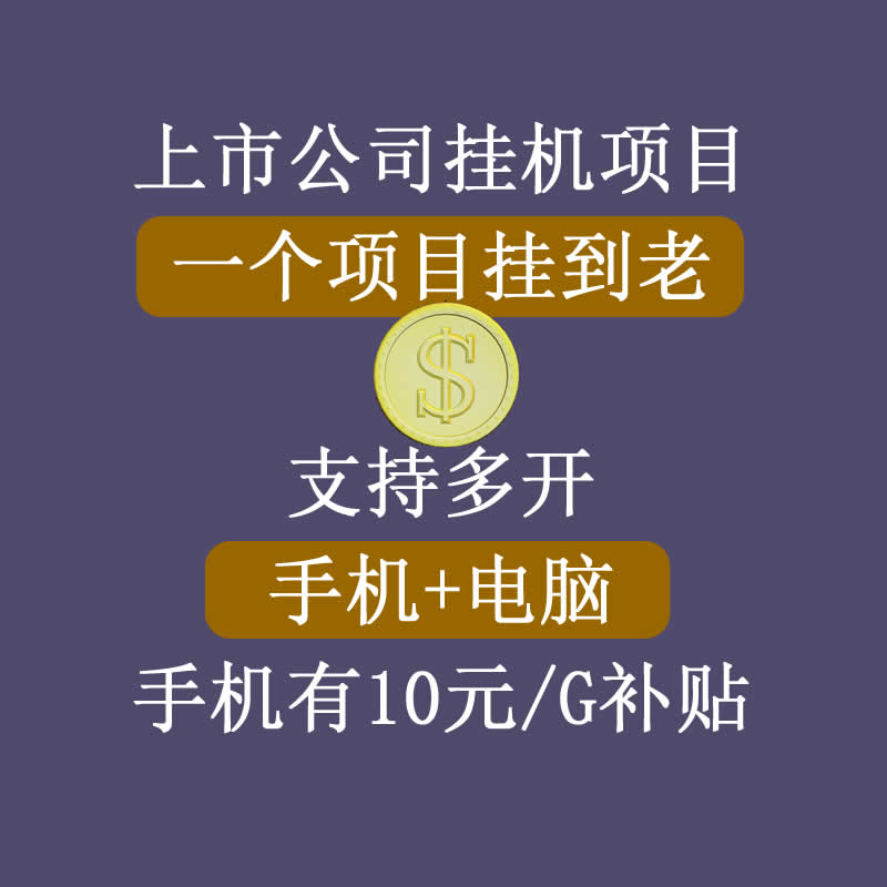 正规挂机项目,支持手机电脑一起挂,支持虚拟机多开,可以挂到老-知乎者也