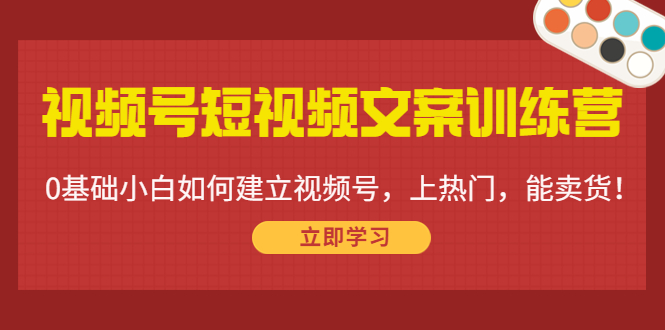 视频号短视频文案训练营：0基础小白如何建立视频号，上热门，能卖货！-知乎者也