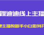 暴躁迪迪线上主播课,金牌主播教新手小白如何开播-知乎者也