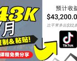 2022抖音国际版Tiktok赚钱项目:每天上传一个视频就轻松月入$43200-知乎者也