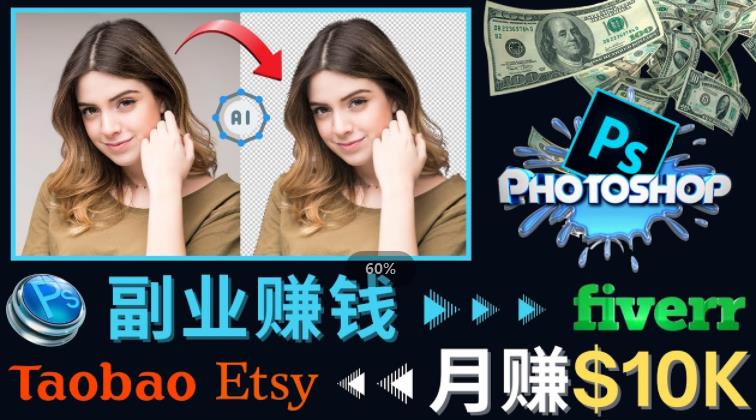 掌握PS修图技能，月赚5000美元以上–利用Adobe Photoshop赚钱的3种途径-知乎者也