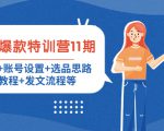 小红书爆款特训营11期:人设定位+账号设置+选品思路+拍照教程+发文流程等-知乎者也