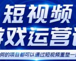 短视频游戏赚钱特训营,0门槛小白也可以操作,日入1000+-知乎者也
