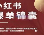 小红书爆单锦囊,自带种草属性+高质量女性用户,为你的企业开辟一条新的掘金路径-知乎者也