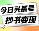 外面收费588的最新头条号软件自动抄书变现玩法，单号一天100+（软件+教程+玩法）-知乎者也