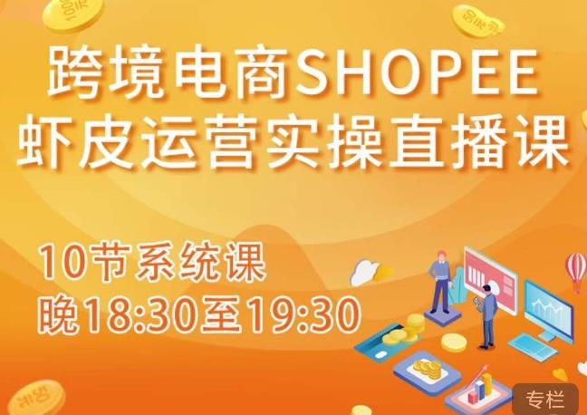 跨境电商Shopee虾皮运营实操直播课,从零开始学,入门到精通(10节系统课)-知乎者也