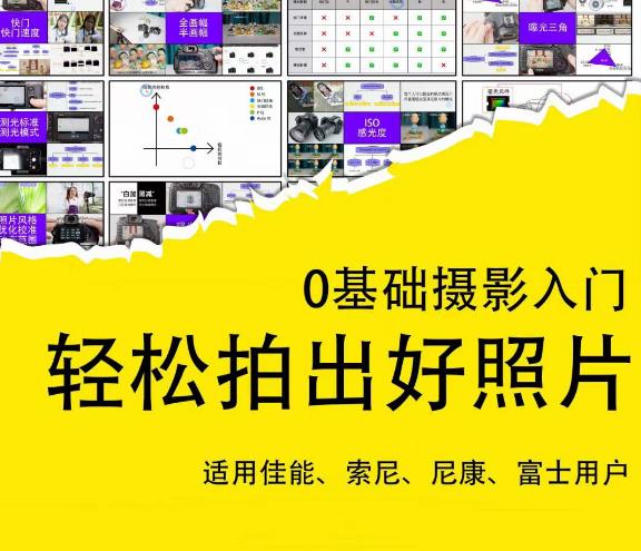 0基础摄影入门，轻松拍出好照片（适用佳能、索尼、尼康、富士用户）-知乎者也