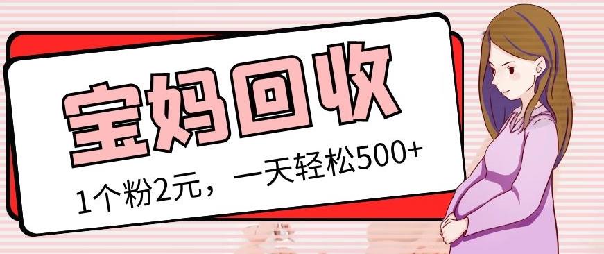 最新宝妈粉回收变现计划及胎教音乐高端变现玩法全套教程!(非老玩法)-知乎者也