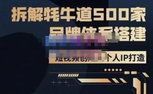 牛牛·500家餐饮品牌搭建&短视频深度解析,拆解牦牛道500家品牌体系搭建-知乎者也