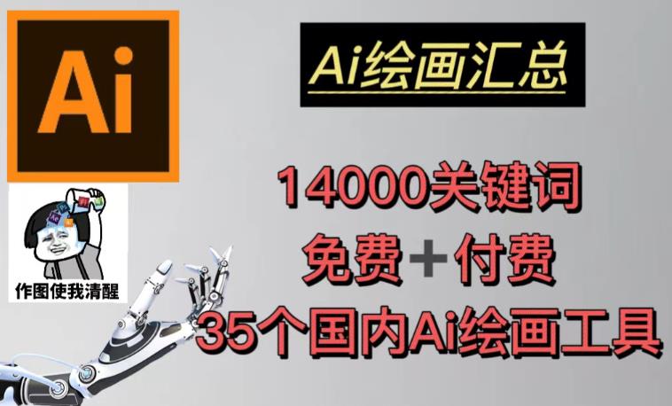AI绘画汇总14000关键词+35个国内AI绘画工具(兔费+付费)头像壁纸不用愁-知乎者也