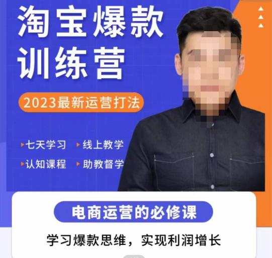 爱上黄昏·淘宝爆款训练营,2023最新运营打法,学习爆款思维,实现利润增长-知乎者也