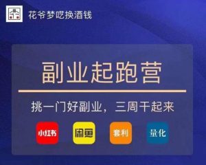 花爷-副业起跑营第2期,挑一门好副业,三周干起来(闲鱼|小红书|量化|套利)-知乎者也