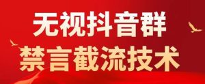 外面卖1500抖音粉丝群无视禁言截流技术，抖音黑科技，直接引流，0封号-知乎者也