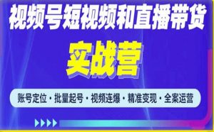 2023最新微信视频号引流和变现全套运营实战课程,小白也能玩转视频号短视频和直播运营-知乎者也