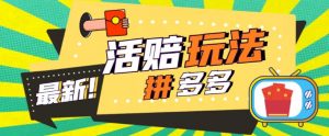 外面收费398的拼多多最新活赔项目，单号单次净利润100-300+【详细玩法教程】-知乎者也