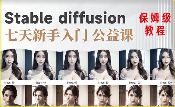 【AI训练营】全网第一个系统的stable diffusion基础课,新手入门必看-知乎者也