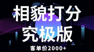 相貌打分究极版,客单价2000+纯新手小白就可操作的项目-知乎者也