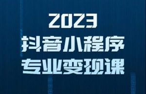 2023年抖音小程序变现保姆级教程,0粉丝新号,无需实名,3天起号,第1条视频就有收入-知乎者也