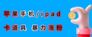 最新利用苹果手机/ipad的ios系统,卡道具搬短视频,百分百过原创-知乎者也