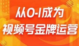从0-1成为视频号金牌运营,微信运营/账号内容/选品组货/直播全案/起号策略,我们帮你在视频号赚到钱-知乎者也
