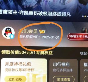 外面收费88撸腾讯会员2年,号称百分百成功,具体自测【操作教程】-知乎者也