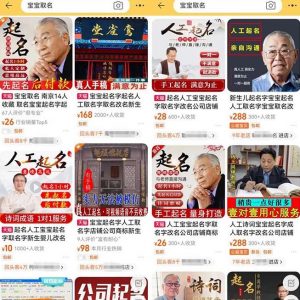 拆解小红书宝宝起名虚拟副业项目,一条龙实操玩法分享给你(教程+软件)-知乎者也