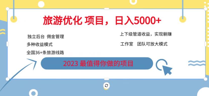 7.22旅游项目最新模式，独立后台+全国35+线路，日入5000+【揭秘】-知乎者也