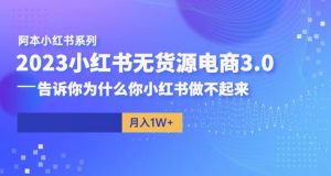 阿本小红书无货源电商3.0,告诉你为什么你小红书做不起来-知乎者也